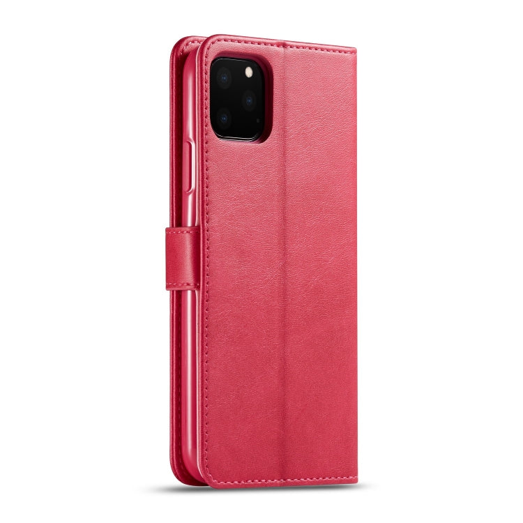 For iPhone 11 Pro Max LC.IMEEKE Calf Texture Horizontal Flip Leather Case, with Holder & Card Slots & Wallet
