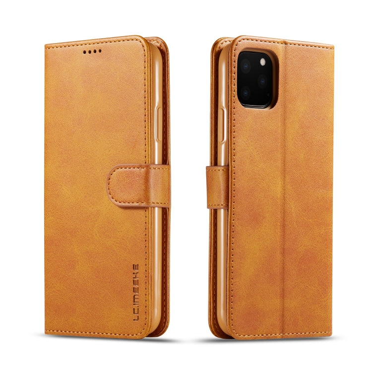 For iPhone 11 Pro Max LC.IMEEKE Calf Texture Horizontal Flip Leather Case, with Holder & Card Slots & Wallet