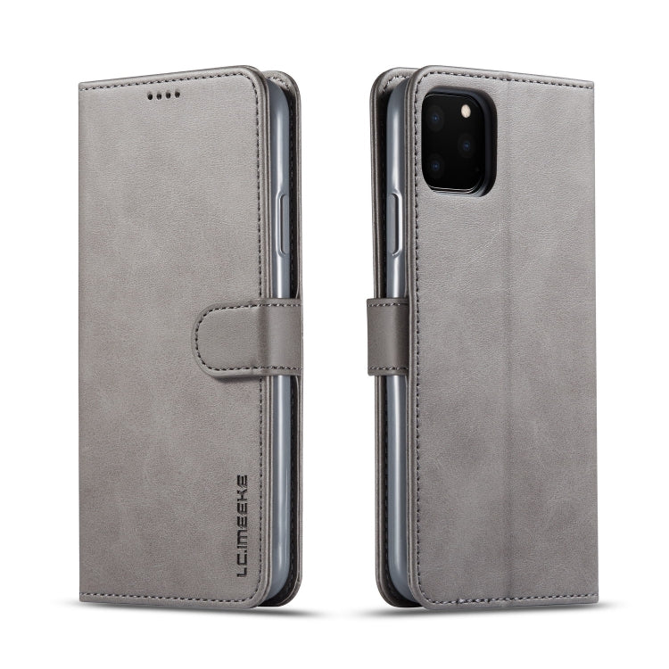 For iPhone 11 Pro Max LC.IMEEKE Calf Texture Horizontal Flip Leather Case, with Holder & Card Slots & Wallet