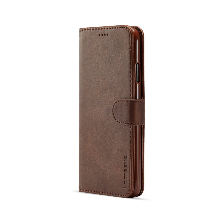 For iPhone XS Max LC.IMEEKE Calf Texture Horizontal Flip Leather Case, with Holder & Card Slots & Wallet