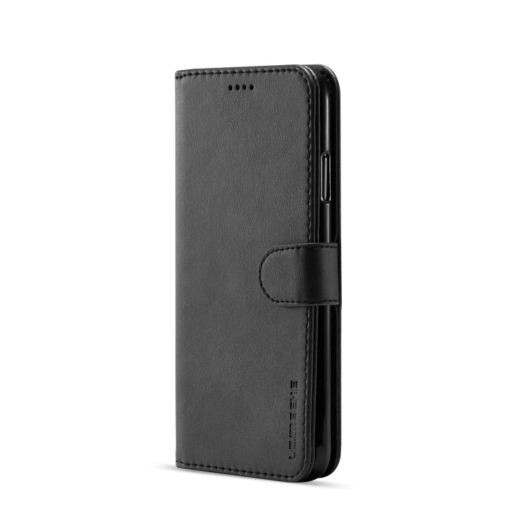 For iPhone XS Max LC.IMEEKE Calf Texture Horizontal Flip Leather Case, with Holder & Card Slots & Wallet