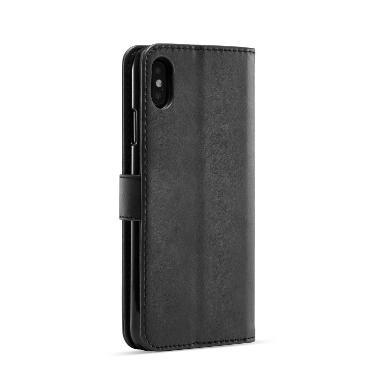 For iPhone XS Max LC.IMEEKE Calf Texture Horizontal Flip Leather Case, with Holder & Card Slots & Wallet
