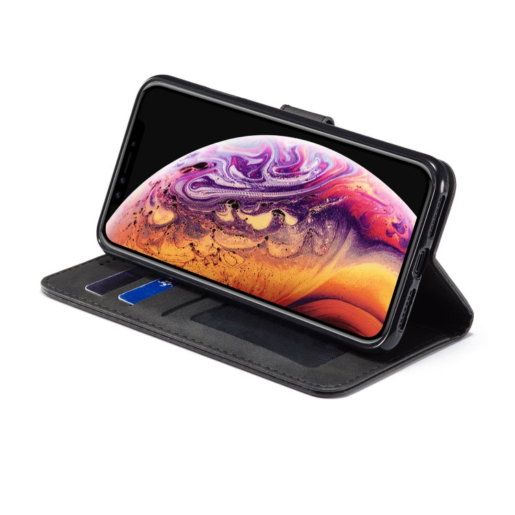 For iPhone XS Max LC.IMEEKE Calf Texture Horizontal Flip Leather Case, with Holder & Card Slots & Wallet
