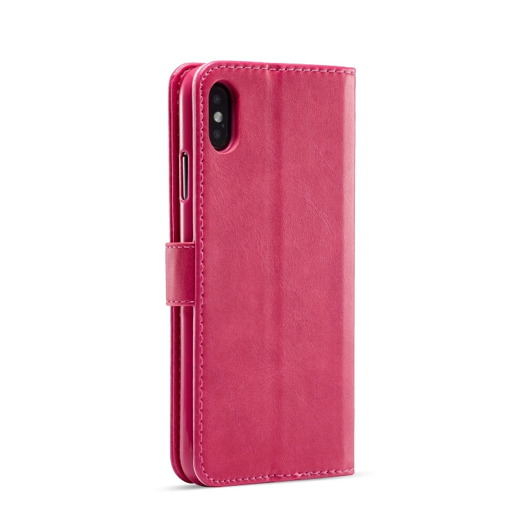 For iPhone XS Max LC.IMEEKE Calf Texture Horizontal Flip Leather Case, with Holder & Card Slots & Wallet