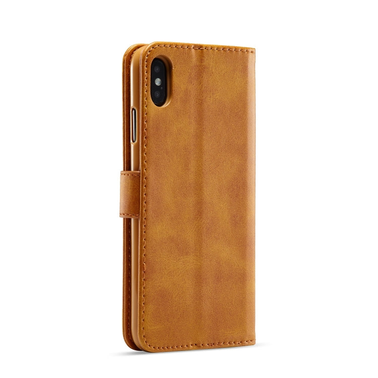 For iPhone XS Max LC.IMEEKE Calf Texture Horizontal Flip Leather Case, with Holder & Card Slots & Wallet
