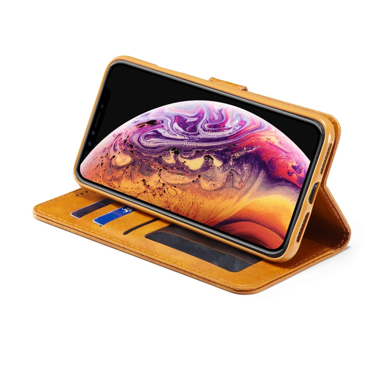 For iPhone XS Max LC.IMEEKE Calf Texture Horizontal Flip Leather Case, with Holder & Card Slots & Wallet