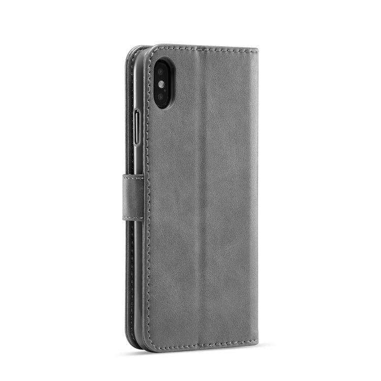 For iPhone XS Max LC.IMEEKE Calf Texture Horizontal Flip Leather Case, with Holder & Card Slots & Wallet