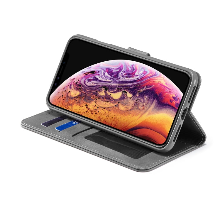 For iPhone XS Max LC.IMEEKE Calf Texture Horizontal Flip Leather Case, with Holder & Card Slots & Wallet