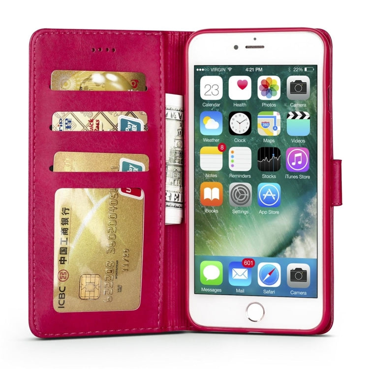 For iPhone 8 Plus / 7 Plus LC.IMEEKE Calf Texture Horizontal Flip Leather Case, with Holder & Card Slots & Wallet