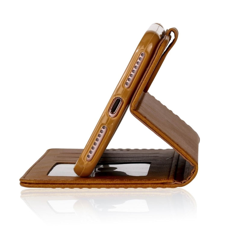 For iPhone 8 Plus / 7 Plus LC.IMEEKE Calf Texture Horizontal Flip Leather Case, with Holder & Card Slots & Wallet