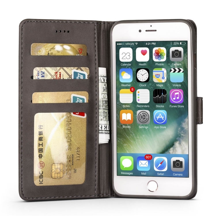 For iPhone 8 Plus / 7 Plus LC.IMEEKE Calf Texture Horizontal Flip Leather Case, with Holder & Card Slots & Wallet