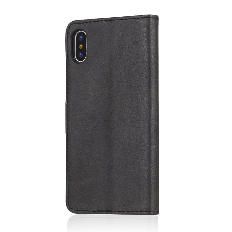 For iPhone XR LC.IMEEKE Calf Texture Horizontal Flip Leather Case with Holder & Card Slots & Wallet