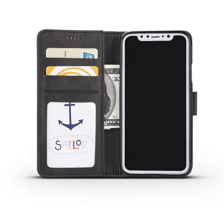 For iPhone XR LC.IMEEKE Calf Texture Horizontal Flip Leather Case with Holder & Card Slots & Wallet