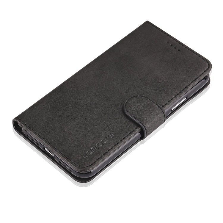 For iPhone XR LC.IMEEKE Calf Texture Horizontal Flip Leather Case with Holder & Card Slots & Wallet
