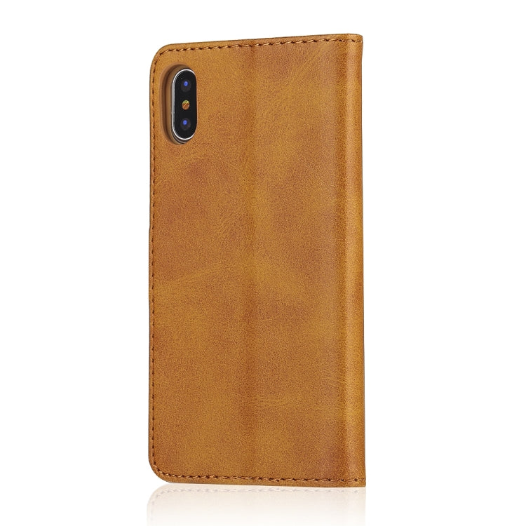 For iPhone XR LC.IMEEKE Calf Texture Horizontal Flip Leather Case with Holder & Card Slots & Wallet