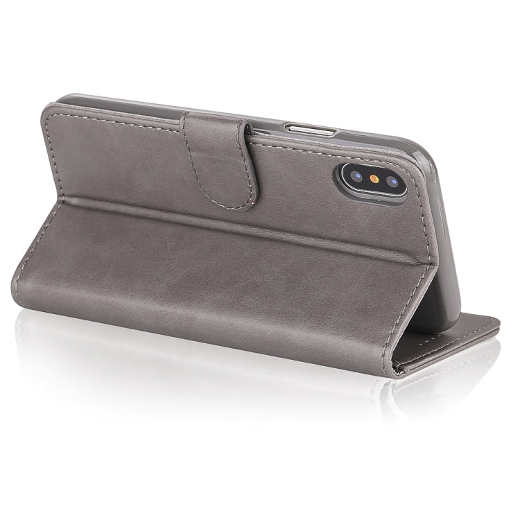 For iPhone XR LC.IMEEKE Calf Texture Horizontal Flip Leather Case with Holder & Card Slots & Wallet