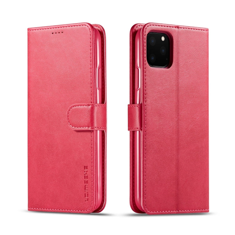 For iPhone 11 Pro LC.IMEEKE Calf Texture Horizontal Flip Leather Case, with Holder & Card Slots & Wallet