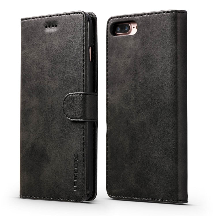 For iPhone SE 2022 / SE 2020 / 8 / 7 LC.IMEEKE Calf Texture Horizontal Flip Leather Case with Holder & Card Slots & Wallet