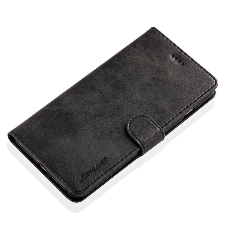 For iPhone SE 2022 / SE 2020 / 8 / 7 LC.IMEEKE Calf Texture Horizontal Flip Leather Case with Holder & Card Slots & Wallet