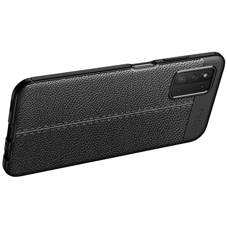 For Samsung Galaxy A03s 166mm Litchi Texture TPU Shockproof Case