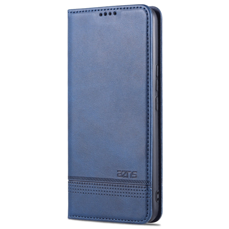 For U-MAGIC 30e AZNS Magnetic Calf Texture Horizontal Flip Leather Case with Card Slots & Holder & Wallet