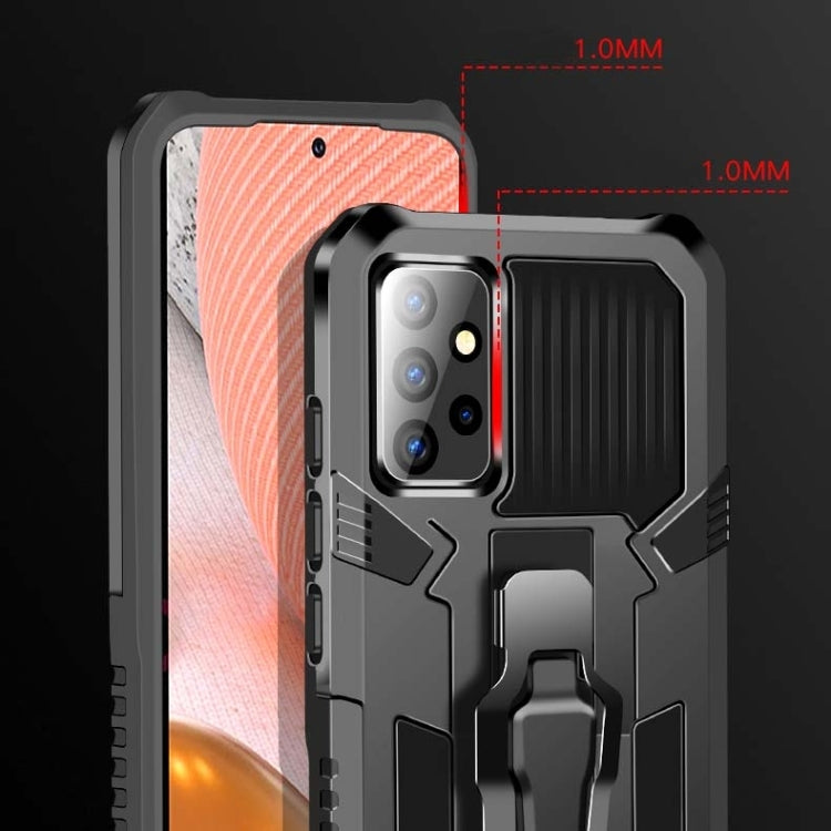 For Samsung Galaxy A02s 164mm Armor Warrior Shockproof PC + TPU Protective Case