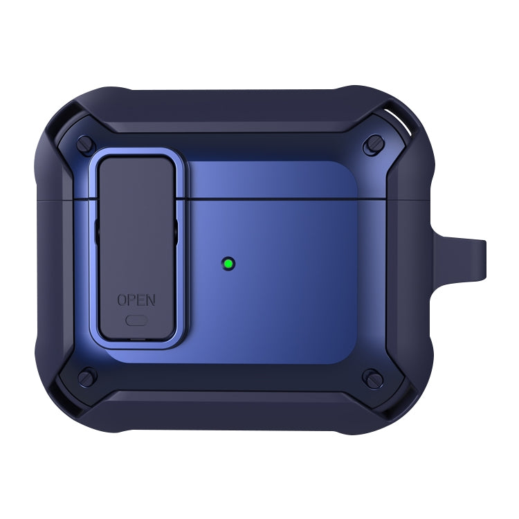 Wireless Earphones Shockproof Bumblebee Silicone Protective Case with Switch & Hook For AirPods 3