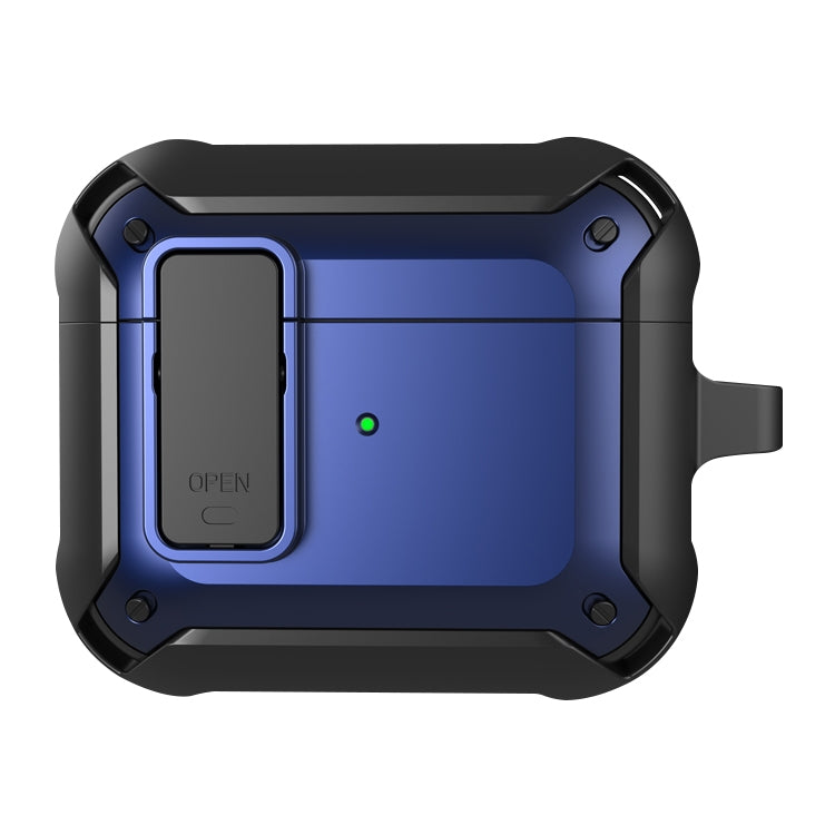 Wireless Earphones Shockproof Bumblebee Silicone Protective Case with Switch & Hook For AirPods 3