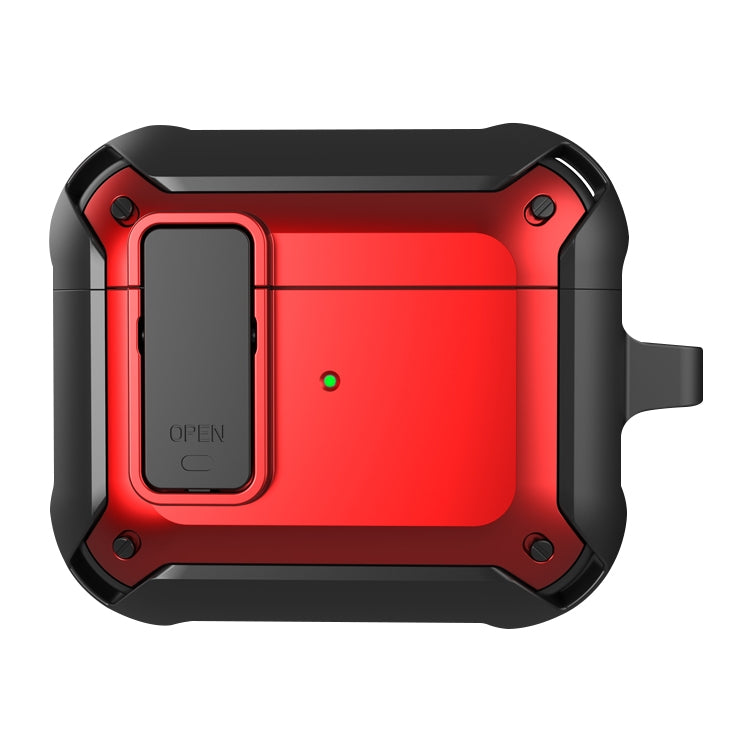 Wireless Earphones Shockproof Bumblebee Silicone Protective Case with Switch & Hook For AirPods 3