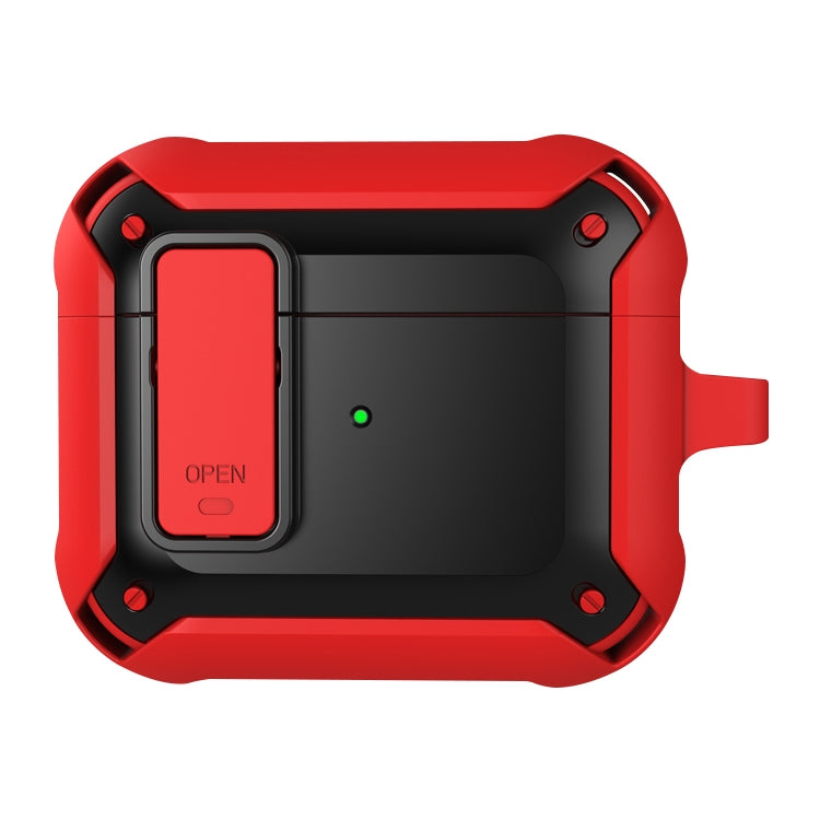 Wireless Earphones Shockproof Bumblebee Silicone Protective Case with Switch & Hook For AirPods 3