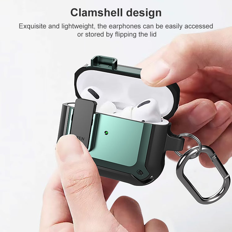 Wireless Earphones Shockproof Bumblebee Silicone Protective Case with Switch & Hook For AirPods 3
