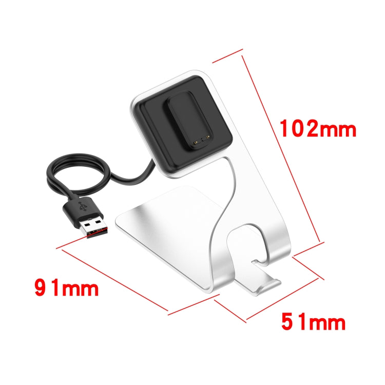 For Fitbit Charge 5 Portable Magnetic Metal Charger Holder