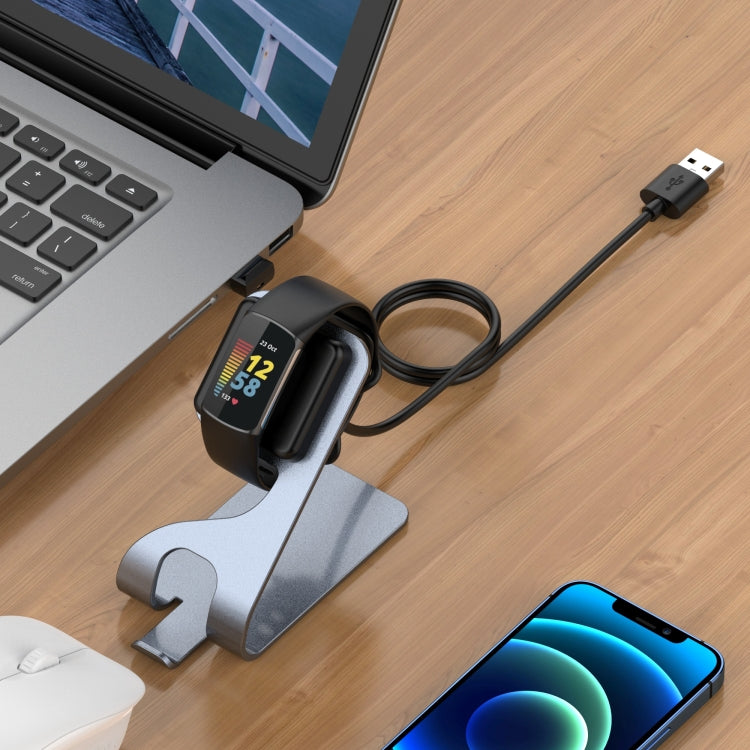 For Fitbit Charge 5 Portable Magnetic Metal Charger Holder