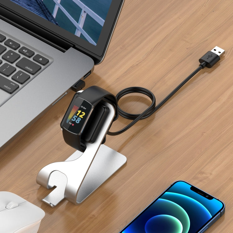 For Fitbit Charge 5 Portable Magnetic Metal Charger Holder