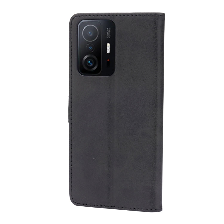 For Xiaomi Mi 11T Embossed Happy Cat Pattern Horizontal Flip Leather Case with Holder & Card Slots & Wallet