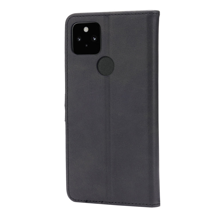 For Google Pixel 5a 5G Embossed Happy Cat Pattern Horizontal Flip Leather Case with Holder & Card Slots & Wallet