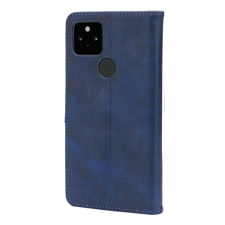 For Google Pixel 5a 5G Embossed Happy Cat Pattern Horizontal Flip Leather Case with Holder & Card Slots & Wallet