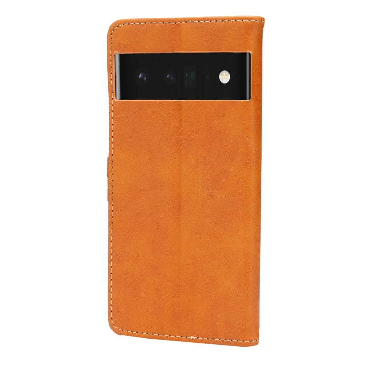 For Google Pixel 6 Pro Embossed Happy Cat Pattern Horizontal Flip Leather Case with Holder & Card Slots & Wallet