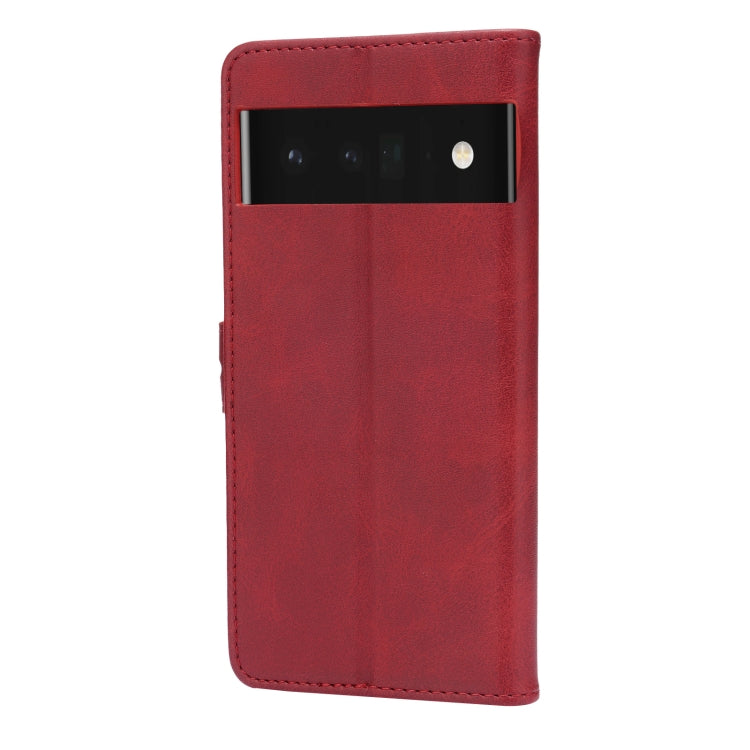 For Google Pixel 6 Pro Embossed Happy Cat Pattern Horizontal Flip Leather Case with Holder & Card Slots & Wallet