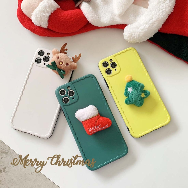 For iPhone 13 Christmas Wave Shockproof TPU Protective Case