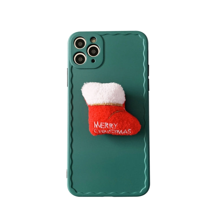 For iPhone 12 mini Christmas Wave Shockproof TPU Protective Case