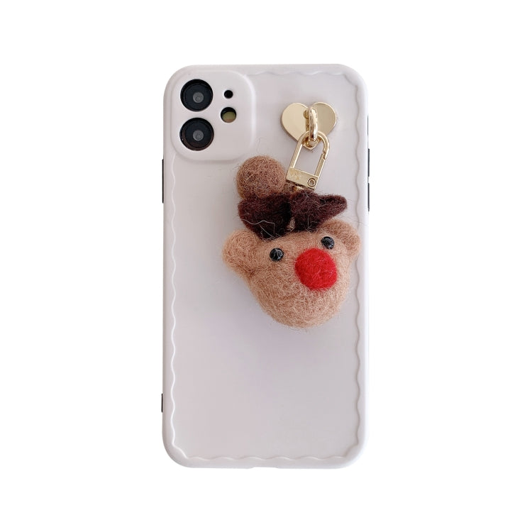 For iPhone 13 Elk Pendant Wave TPU Case