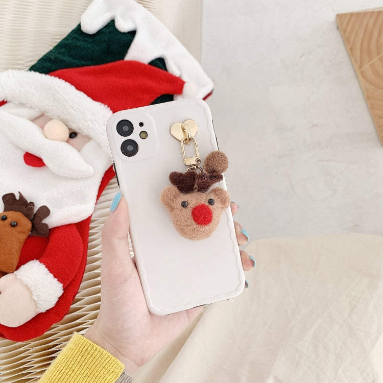 For iPhone 13 Pro Max Elk Pendant Wave TPU Case