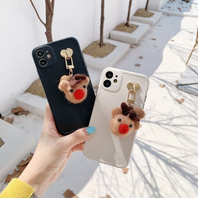 For iPhone 12 Pro Max Elk Pendant Wave TPU Case