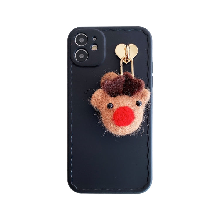 For iPhone 11 Pro Max Elk Pendant Wave TPU Case