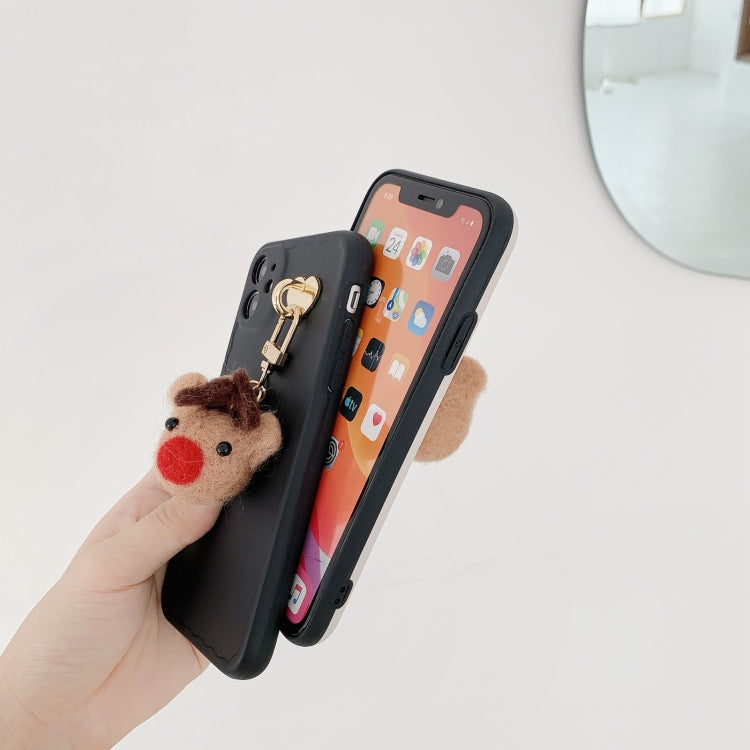For iPhone 11 Pro Max Elk Pendant Wave TPU Case