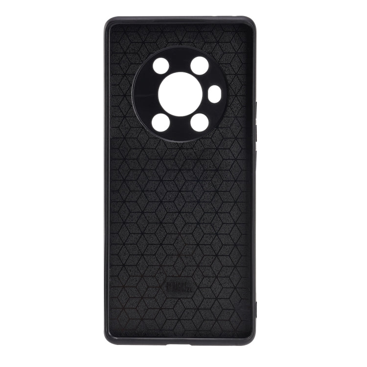 For Honor Magic3 Double Buckle PU + TPU Shockproof Magnetic Case with Card Slots & Holder