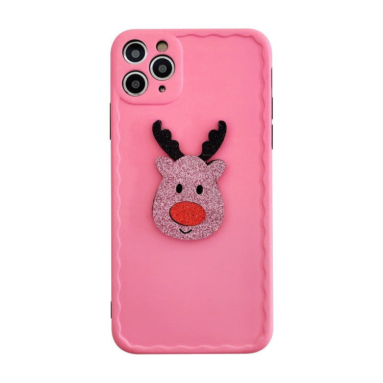 For iPhone 11 Pro Christmas Wave Shockproof TPU Protective Case