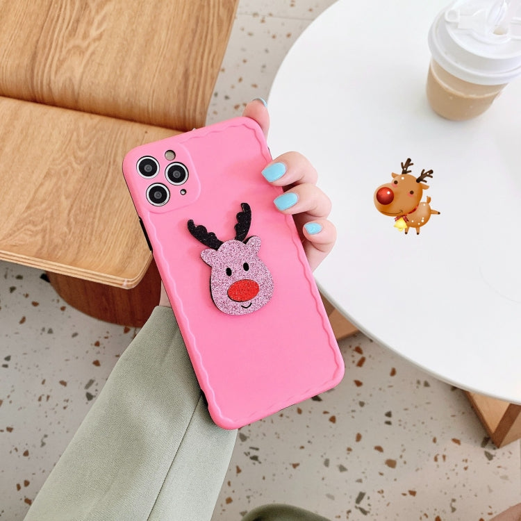 For iPhone 11 Christmas Wave Shockproof TPU Protective Case