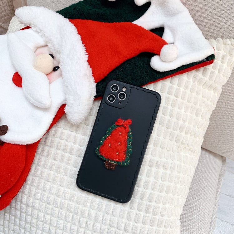 For iPhone 13 Pro Christmas Tree Wave Shockproof TPU Protective Case